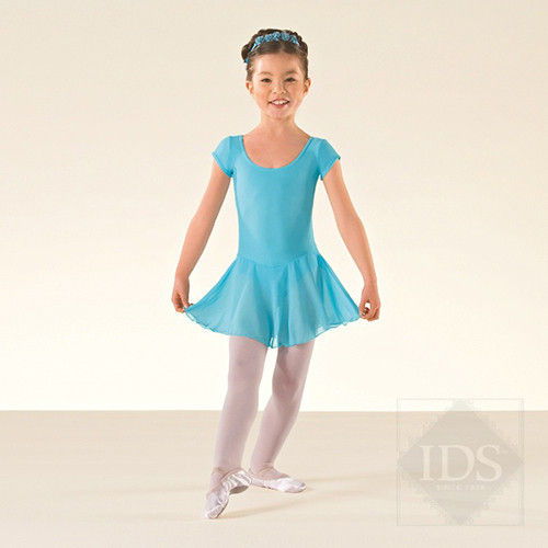 ISTD leotard with attached voile skirt
